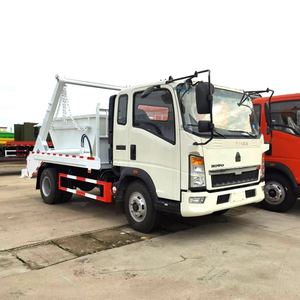 Camión de Basura HOWO 4X2 con Sistema Roll-Off, Blanco, Diésel, Transmisión Manual, Motor Euro 4, Componente Principal - Product Image 1