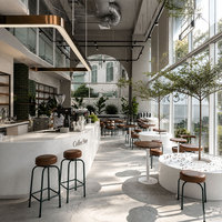 Meubles élégants et modernes pour salon de thé, présentoirs de café, comptoirs de bar personnalisés pour café
