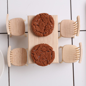 Set di Mobili in Miniatura per Casa delle Bambole in Scala <span class=keywords><strong>1</strong></span>/12, Tavolo e Sedie in Legno e PVC, Accessori per Sala da Pranzo, Giocattolo per Età <span class=keywords><strong>5</strong></span>+ - Product Image 5