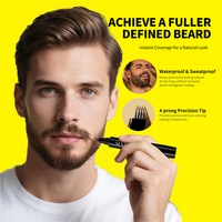 Crayon de remplissage de barbe naturel de haute qualité, imperméable, longue durée, colorant pour la croissance de la barbe
