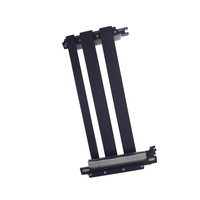 Câble d'extension ITX TISHRIC PCIe 5.0 double sens inversé X16 pour carte graphique, 57 Gbit/s, adaptateur GPU compatible avec mini-châssis ITX 18,5/20 cm