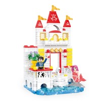 Jouets en briques COGO, château de princesse, blocs de construction, jouets pour enfants, construction de blocs, jouets de construction DIY