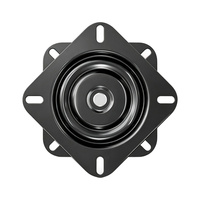 Plateau tournant carré de 6 pouces en acier laminé à froid, charge maximale 100 kg, pour usage domestique, fourni directement par l'usine