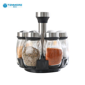 Portaspezie Girevole a Doppio Strato a Prezzo di Fabbrica, Organizzatore per Condimenti da Cucina Personalizzabile con Logo, 12/16/20 Barattoli - Product Image 2