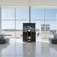 Commerciële koffiemachine automatische espressomaker met robotarmbesturing, capaciteit 200 kopjes, LE-serie voor café, restaurant, hotel