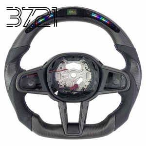 Volant en fibre de carbone pour BMW LCI G20 G30 F30 F10 M Sport LED Racing Performance Volants personnalisés 2012-2025 - Product Image 1