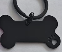 Etiquetas de Acero Inoxidable para Mascotas al por Mayor, Etiquetas de Aluminio Anodizado para Perros para Grabado, Sublimación y Personalización