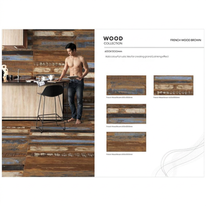 Wood Look Porcelain <b>Floor</b> Tiles Vistaar Wood Brown 600x1200mm Rustic <b>Matte</b> Interior Flooring - Product Image 5