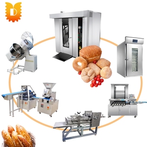 Dây chuyền sản xuất bánh mì tự động hoàn chỉnh, miễn phí vận chuyển, bao gồm máy trộn bột, máy chia bột, thiết bị làm bánh tròn, lò nướng đối lưu bánh mì - Product Image 1