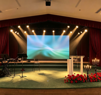 Pantalla LED Modular TOPvision 500x500 500x1000 para Interiores y Exteriores, Pantalla de Alquiler para Escenarios, Ceremonias Religiosas
