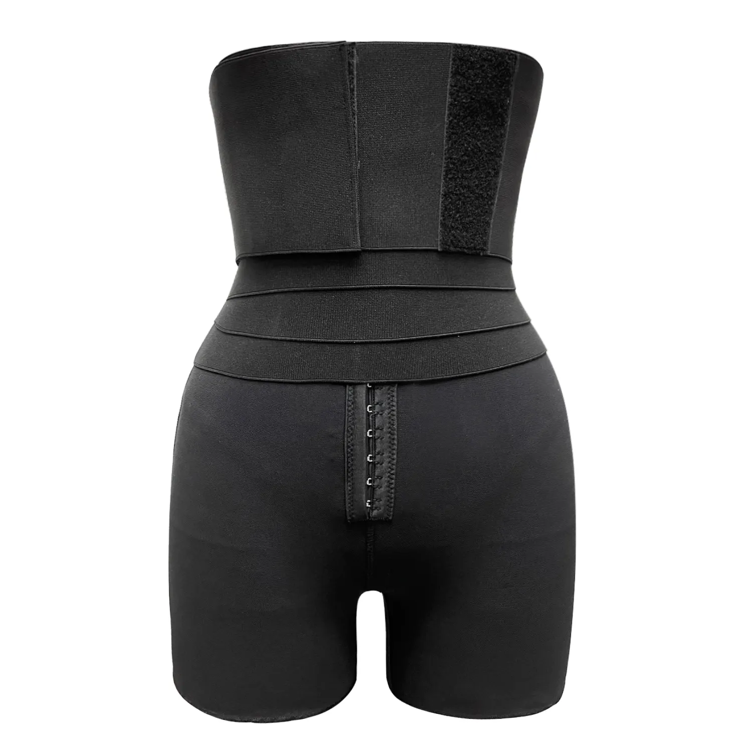 2 in 1 tummy wrap belt High Waist Shaping Pants Butt Out Pant Tummy Wrap Shapewear With Detachable Belt