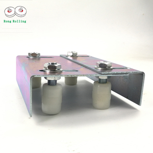 Hai hình chữ L khung sắt combinationadjustable Nylon khoảng cách bánh xe translational cổng hướng dẫn khung, hướng dẫn Nylon Khung con lăn - Product Image 5