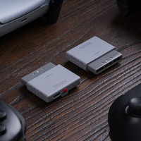 Adaptador Bluetooth 8Bitdo Retro Receiver para Accesorios de Xbox Series, Xbox One, Switch Pro y PS5/PS4, Compatible con PS1, PS2 y Windows