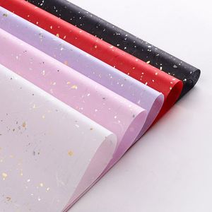 กระดาษห่อดอกไม้กันน้ำลายดรีมโกลด์และซิลเวอร์พอยท์ วัสดุห่อดอกไม้ กระดาษห่อของขวัญ - Product Image 1