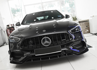 Lèvre de pare-chocs avant en fibre de carbone pour Mercedes Benz W206 Classe C 2022 + Lèvre avant