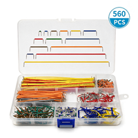 Kit de fils de liaison préformés pour breadboard, 140, 560, 840 pièces, 14 longueurs assorties pour prototypage de circuits, kit électronique DIY
