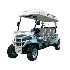 Carrito de Golf Azul de 5-6 Plazas, 72V, 30-50 km/h, 90 km de Autonomía, Carrito Turístico con Certificación CE/DOT, Capacidad de Subida del 15-20%, Carrito de Golf Todoterreno de 72V - Product Image 1