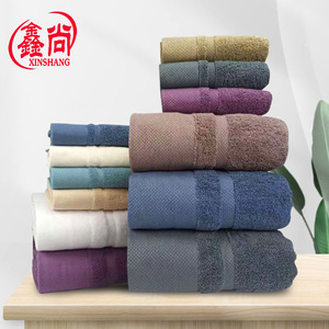 Xinshang Long Staple Cotton <b>Bath</b> Towel 70x140 Cm Solid Color Hotel Use Pure Cotton Absorbent Rectangle Towel <b>Sheets</b> - Product Image 4