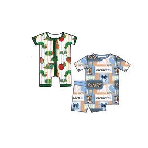 Kleding van bamboe voor baby's, romper, 95% bamboe, 5% spandex, zacht, schattig, met rits, tweerichtingsrits, newborn kleding - Product Image 3