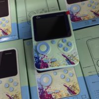 Konsol Game Genggam 500 in 1 MINI Games, Konsol Game Retro Portabel, Layar LCD Warna 3.0 Inch, GameBoy