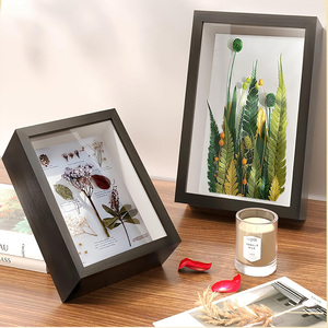 8x10กล่องเงา3D กรอบรูปพร้อมลูกแก้ว HD สำหรับดอกไม้ตั๋วของที่ระลึกเหรียญศิลปะและภาพถ่าย - Product Image 5