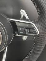 Volant de voiture sport personnalisé R Line, cuir semi-perforé pour Volkswagen VW Golf Passat Tiguan CC Series