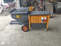 Pulvérisateur de mortier électrique portable Topmai amélioré, moteur 9KW haute efficacité, outil de pulvérisation de ciment et de plâtre pour murs