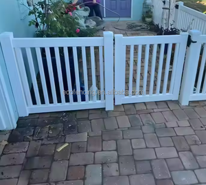 Clôture élégante en PVC blanc durable <span class=keywords><strong>de</strong></span> 1578 "pour main courante d'<span class=keywords><strong>escalier</strong></span> et barrière extérieure <span class=keywords><strong>de</strong></span> sécurité décorative <span class=keywords><strong>de</strong></span> cour avant Anti-UV - Product Image 6