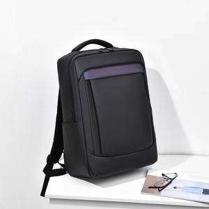 Personnalisé grand sac à dos étanche pour ordinateur portable collège femmes/hommes transporter voyage sac à dos polyester doublure gris Oxford matériel lettre - Product Image 2