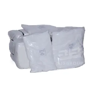 High Quality recycled 10kg White cotton cut wiping rags bales of rags white knit t-shirt rags