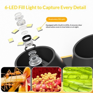 DBS Nouveau Microscope Portable 4-en-1 pour Enfants, Caméra Haute Définition Portable pour l'Extérieur, Capable de Prendre des Photos, des Vidéos et des Selfies - Product Image 4