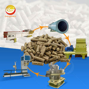 Machine automatique ORME pour la fabrication de granulés de bois à partir de sciure, cendres, paille, coques de riz et biomasse, à vendre - Product Image 1