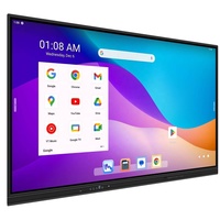 Monitor de pantalla táctil interactivo certificado EDLA con sistema Android 13 y software de escritura