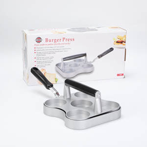 Presse à <span class=keywords><strong>hamburger</strong></span> quinaire antiadhésive presse à <span class=keywords><strong>hamburger</strong></span> en aluminium viande boeuf gril presse à <span class=keywords><strong>hamburger</strong></span> moule alimentaire outil de cuisine - Product Image 2