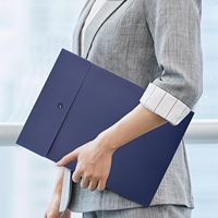 Carpetas Verticales de Archivo, Carpeta de Plástico para Proyectos con Cierre de Botón a Presión para Papel Tamaño Carta A4