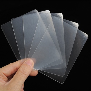 Cao cấp tròn góc thẻ tay áo 66x91mm trong suốt mờ bảo vệ thẻ tay áo thô kết cấu thẻ tay áo - Product Image 1