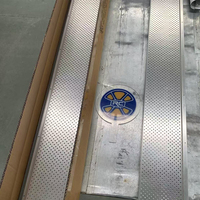 Protection de gouttière en aluminium, robuste, résistante au vent, débit d'eau maximal, sans entretien