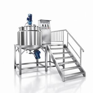 Tanque de Mezcla Industrial con Agitador y Calefacción, Capacidad de 1000L, Automático, para Procesamiento de Miel, Jabón y Cera, Incluye Motor y Bomba - Product Image 4