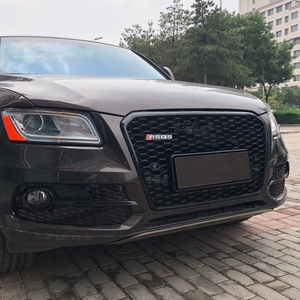 Calandre avant <span class=keywords><strong>RSQ5</strong></span> pour <span class=keywords><strong>Audi</strong></span> Q5 SQ5, mise à niveau <span class=keywords><strong>RSQ5</strong></span> avec emblème, grille de pare-chocs avant en ABS, 2013 2014 2015 2016 2017 - Product Image 1