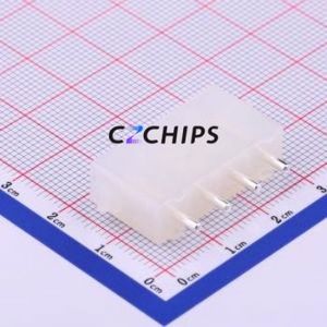 HX63080-4A Wire-to-Board Pin Header Through hole Component (THT),P=6.35mm Connector 1x4P 6.35mm Through Hole 4P - Product Image 2