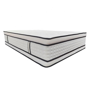Queen size euro top materasso 17 pollici colore bianco hotel materasso di lusso in una scatola - Product Image 3