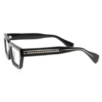 Design de marque lunettes à monture épaisse pour hommes lunettes rectangulaires surdimensionnées pour femmes acétate cristal Prescription optique