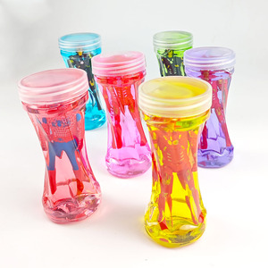Juguetes Educativos de Slime Transparente en Forma de S, 12 Unidades, Slime Cristalino Elástico con Héroes - Product Image 5