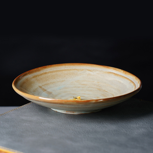 Vaisselle supérieure personnalisée de <span class=keywords><strong>cuisine</strong></span> occidentale <span class=keywords><strong>française</strong></span> rétro créative d'assiette de dim sum en céramique de changement de four d'hôtel - Product Image 3