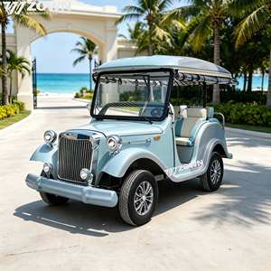Vehículo Turístico Eléctrico de Estilo Retro con Chasis Estable para Parques, Resorts y Hoteles - Product Image 1