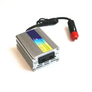 Inverter Daya AC DC Mini, Inverter Portabel Alat Mobil 12V 24V Sampai 110V 220V 230V dengan USB 80W