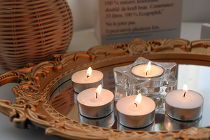 Candele Tealight Senza Fumo Personalizzate all'Ingrosso, 100 Pezzi, per Matrimoni, Compleanni e Diwali - Product Image 4