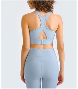 Reggiseno Sportivo Lulu con Logo, Nuovo Modello Antiurto Modellante per Donna, per Corsa, Yoga e Fitness - Product Image 2