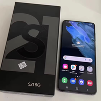 Teléfono Inteligente S21 5G Usado, 128 GB, Desbloqueado, Versión Estadounidense, 12 GB de RAM, Compatible con S Pen