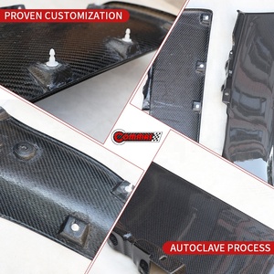 Kit intérieur de porte latérale en fibre de carbone sèche de qualité supérieure, style OEM, pour pièces de carrosserie Ferrari 458 - Product Image 4